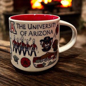 Starbucks 2023 University of Arizona Been There Campus Collection Coffee Mug EUC